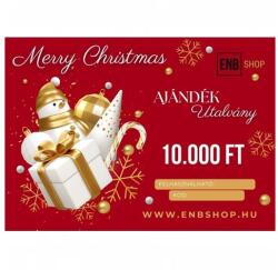  ENBShop Ajándékutalvány 10.000 Ft - Merry Christmas - Piros design (ENB10AUMCP)