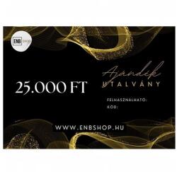  ENBShop Ajándékutalvány 25.000 Ft - Fekete/Arany design (ENB25AUFA)
