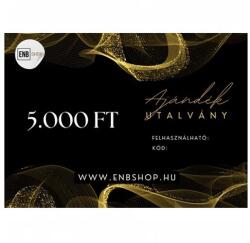  ENBShop Ajándékutalvány 5.000 Ft - Fekete/Arany design (ENB5AUFA)