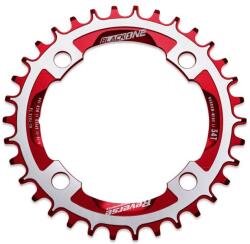 REVERSE Lánctányér BLACK ONE Narrow Wide 34T 9/10/11V BCD Ø104mm piros/ezüst