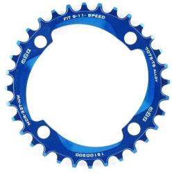 a2Z Narrow Wide (BCD: 104) 4 furatos szimmetrikus lánctányér kék 32T