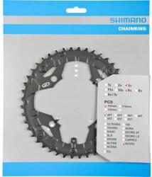 SHIMANO Lánckerék 44F Fcm430-8 Fekete Láncvédő Furattal