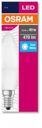 OSRAM LED izzó, E14, gyertya, B35, 5, 7W, 470lm, 4000K (HF), OSRAM Value (OLEDE1402) (OLEDE1402)