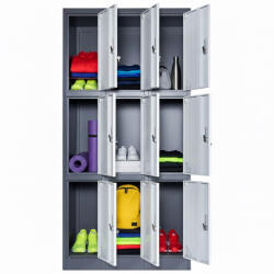 ARTEMISZ® HARRISON 9 rekeszes fém öltözőszekrény | Összeszerelve (artemisz-9-rekeszes-oltozoszekreny-2)