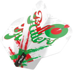Red Dragon Fluturas darts Red Dragon Bullhitters alb, No2 (F8202)