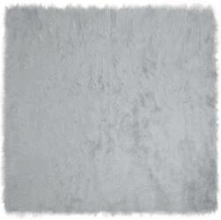 vidaXL Műgyapjú Szőnyeg Tafalla Szürke 120 x 120 cm Poliészter 42021531 (42021531)