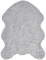 vidaXL Műgyapjú Szőnyeg Tafalla Szürke 80 x 120 cm Poliészter 42021542 (42021542)