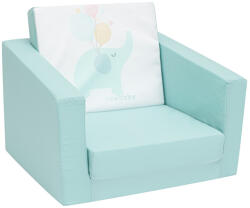 NEW BABY Gyermek kihajtható fotel New Baby Elephant menta színű (2-52579)