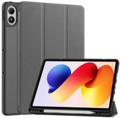 Gigapack Tok álló bőr hatású (aktív FLIP oldalra nyíló TRIFOLD asztali tartó) Xiaomi Redmi Pad 2 Pro sötétszürke (GP-179091)