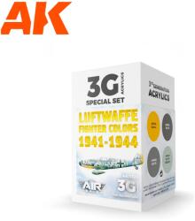 AK Interactive AIR Luftwaffe Fighter Colors 1941-1944 akrilfesték készlet 6x 17ml (AK11720)
