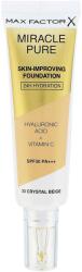 MAX Factor Miracle Pure SPF 30-as smink a bőr minőségének javításához 30 ml 33 Crystal Beige