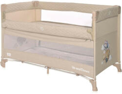 Lorelli Up and Down multifunkciós utazóágy - Beige Flying Friends - pepita