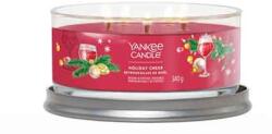 Yankee Candle Holiday Cheer pahar semnătură 5 noduri 340 g