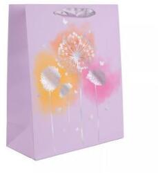 QX Pitypang mintás hologramos ajándéktasak - 18 x 23 cm (370550)