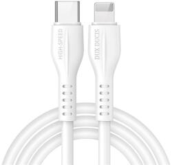 Dux Ducis GP-120616 USB-C Apa 2.0 - Lightning Apa Adat és Töltőkábel - 1 m, Fehér