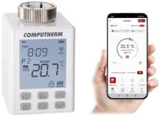COMPUTHERM Q15 Wi-Fi Programozható, motoros állítómű radiátorszelepekhez (COMQ028)