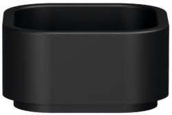 SAPHO KERASAN HAKO 30x30 cm pultra ültethető mosdó, matt fekete 554331 (554331)