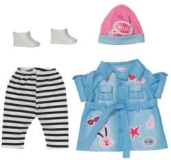 Zapf Creation Baby Born Rochiță din denim Deluxe, 43 cm (835258)