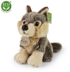 Rappa Lup de pluș șezut 18 cm ECO-FRIENDLY (RP866898)