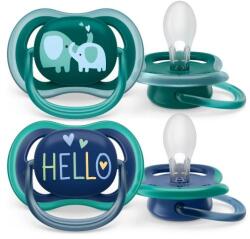 Philips Suzetă Ultra air 18m+ băiat (elefant) 2 buc (AGS9017091)