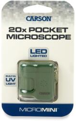 Carson Microscop portabil cu breloc, marire 20x, Carson, MicroMini, Safari (N01001248_001)