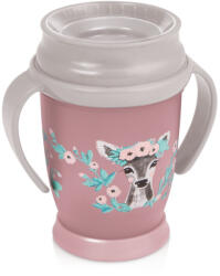 LOVI Чаша с дръжки 360° Lovi - Wild Soul, 250 ml, 9 м+, Розова (1/604) - kindermarket