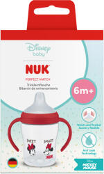 Nuk Чаша със силиконов накрайник за сок NUK - Perfect Match, 150 ml, 6+ m, Minnie Mouse (10215397)