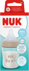 Nuk Шише със силиконов биберон NUK - Perfect Match, 150 ml, размер S, Маймуна (10215408)