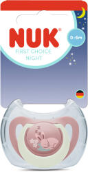  Силиконова залъгалка NUK - First Choice Night, Зайче, 0-6 m (10175392)