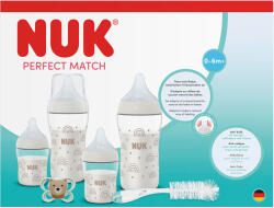 Nuk Комплект шишета NUK - Perfect Match, Perfect Start, 6 части, Дъга (10225343)