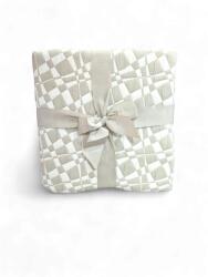  Trapezio Beige - Prémium olasz ágytakaró trapézmintával, 260x260 cm