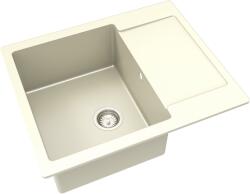  Kevmil Kata gránit csepptálcás mosogatótálca 610 x 500 mm - krém (kata-krém)