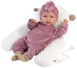 Llorens 74118 NEW BORN - реалистична бебешка кукла със звуци и меко текстилно тяло - 42 (4-74118)