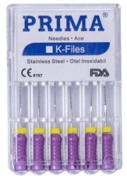 Prima Ace Endodontice Kerr K-Files, Nr. 10 Mov, 25 mm, pentru Canal Radicular, Prima, 6 Bucati (VTR-0629-10-MOV)