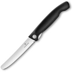 Victorinox Cuțit de bucătărie pliabil Victorinox zimțat cu vârf rotunjit - Black