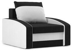 Nidilio Monviso Fotel - PRO Szövet, Bonell Rugóval, Fekete/Fehér