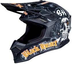 W-Tec Motocross sisak W-TEC Black Heart Harzdorf, szellőzőnyílások, mosható párnázás, ECE R-22.06 jóváhagyás fekete M(57-58)