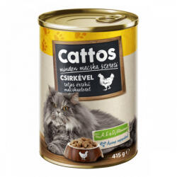 Cattos nedves macskaeledel csirke - 415g