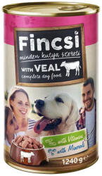 Fincsi nedves kutyaeledel borjú - 1240g