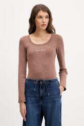 Guess Jeans hosszú ujjú - barna L