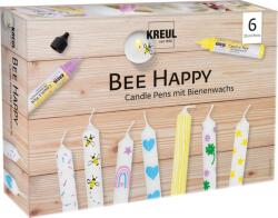 Kreul Candle Pen Bee Happy Set Пълнител за писалка 6 бр (<![CDATA[49757]]>)
