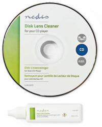 Nedis set pentru curățarea ușoară și sigură a opticii CD și DVD playerelor/ soluție de curățare/ 20ml