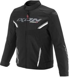IXON Striker 2 gyerek motoros kabát fekete-fehér