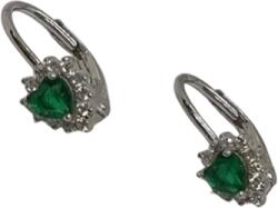 ÉkszerM Ezüst Hagyományos Kapcsos Gyermek Fülbevaló AD 144753