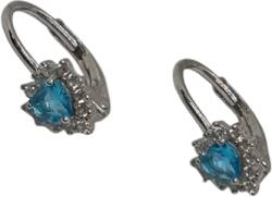 ÉkszerM Ezüst Hagyományos Kapcsos Gyermek Fülbevaló AD 144731