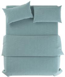 Native Natural Világoskék kétszemélyes len ágyneműhuzat 200x200 cm Aqua - Native Natural