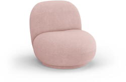 Micadoni Világos rózsaszín buklé fotel Chuck - Micadoni Home