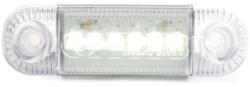 WAS Helyzetjelző 12-24V LED, fehér W76.2 (558)