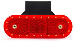 WAS Ledes helyzetjelző (piros) 12/24V W47ww