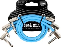 Ernie Ball Flex 3 Pack Blue 30, 48 cm Ъглов - Ъглов Пач кабел (P378854)